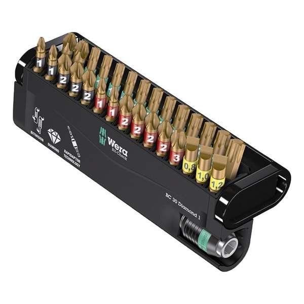 Wera 5057431001 30-delige Bit-Check Diamond Bitset Wera 5057431001 30-delige Bit-Check Diamond Bitset