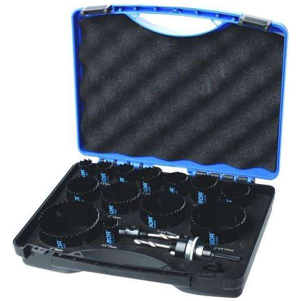 Gatzaagset Labor Bi-metaal 19-76mm 16-delig Gatzaagset Labor Bi-metaal 19-76mm 16-delig