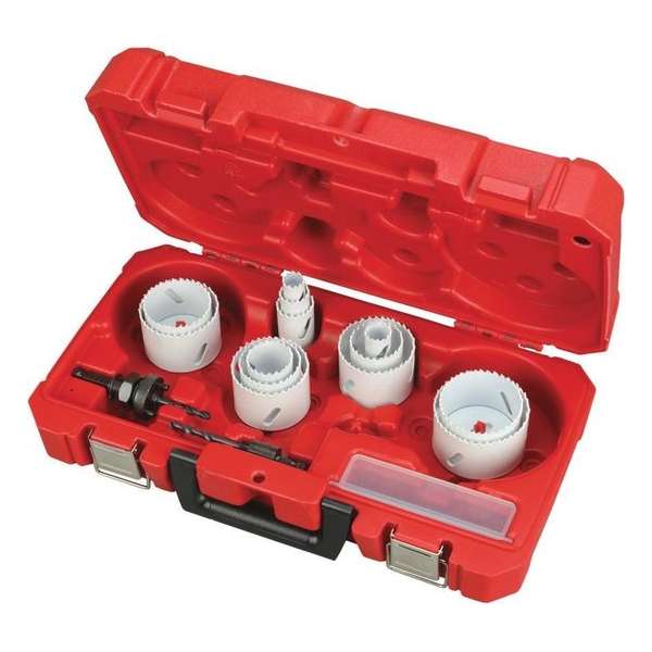 Milwaukee 49224102 17 delige bi-metalen gatenzaagset Milwaukee 49224102 17 delige bi-metalen gatenzaagset