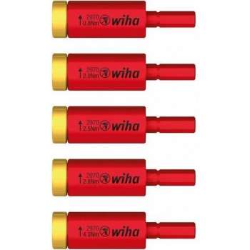 Wiha 29701 S5 Moment easyTorque adapterset electric voor slimBits en slimVario houder