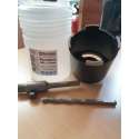 Dozenboor 82mm Steen/Beton 4 segment + SDS adaptor