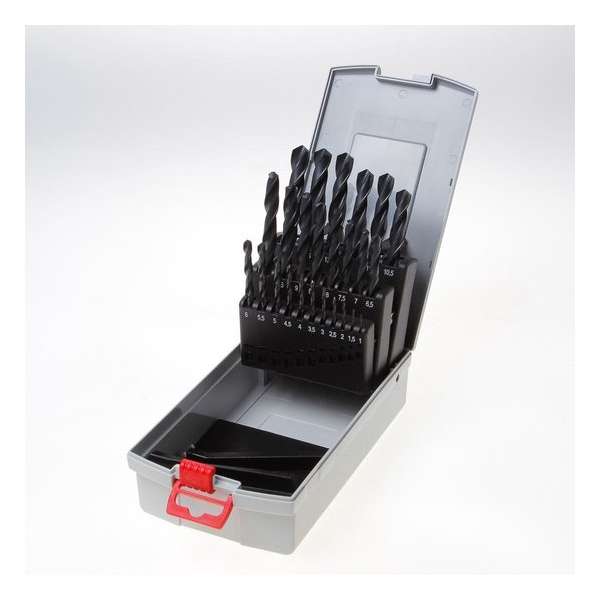 Bosch Metaalborenset Pro HSS-R 25-delig diameter 1-10mm Bosch Metaalborenset Pro HSS-R 25-delig diameter 1-10mm