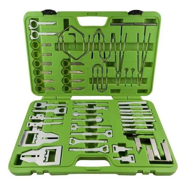JBM Tools | SET VOOR HET VERWIJDEREN VAN DE AUTORADIO, 52-DELIG JBM Tools | SET VOOR HET VERWIJDEREN VAN DE AUTORADIO, 52-DELIG