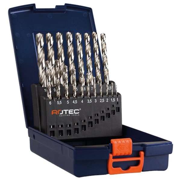 Rotec Spiraalborensets HSS-G 25-delig 1-13 mm