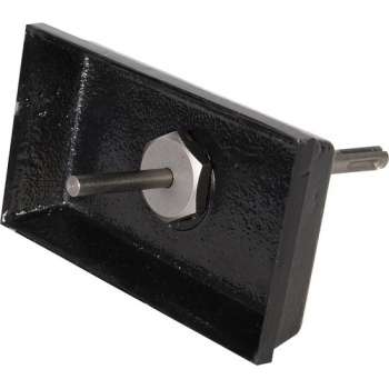 Silverline Dubbele Vierkante Gatenboor - 80 x 140 mm.