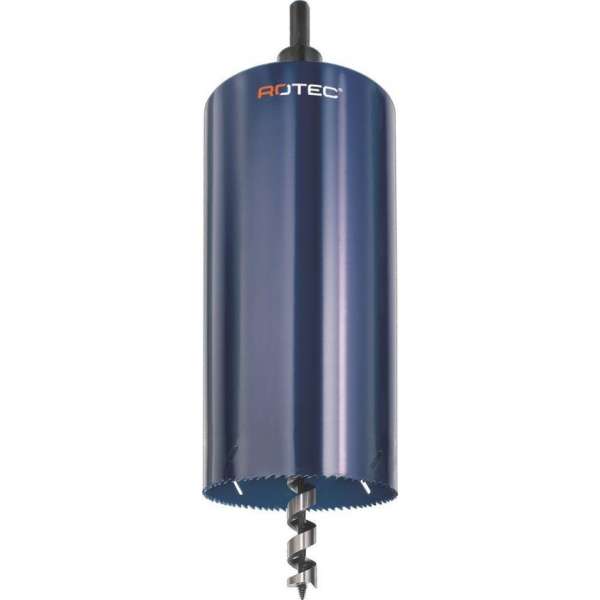 Dakdoorvoerboor 130x300mm 4-6tpi incl.boor + 6 kant. adapter Dakdoorvoerboor 130x300mm 4-6tpi incl.boor + 6 kant. adapter