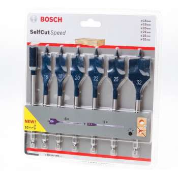 Bosch Speedborenset inclusief verlenstuk 152mm 7-delig diameter 16-32mm (Prijs per 2 stuks)