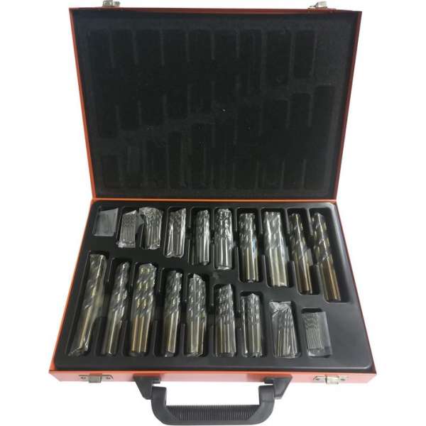 PROMEGA - KOFFER MET GESLEPEN BOREN GOLDEN FLUTE-170 PCS - GOLDEN FLUTE-170 PCS