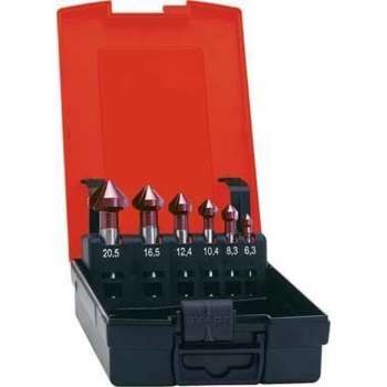 Kopverzinkboren-set D335C TiAIN 6,3-25,0mm, 90 Grad