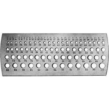 Millimeter-boorkaliber 3,0-10mm/ 0,1mm FORMAT