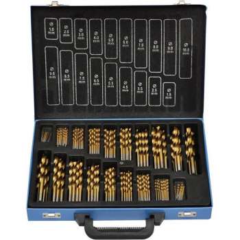 vidaXL - Boorset HSS titanium spiraal boorset 170-delig 140170