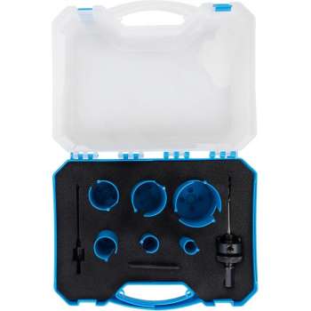 Silverline Multi-Materiaal TCT Gatenzaag Set 19 t/m 57 mm. - 9 Delig