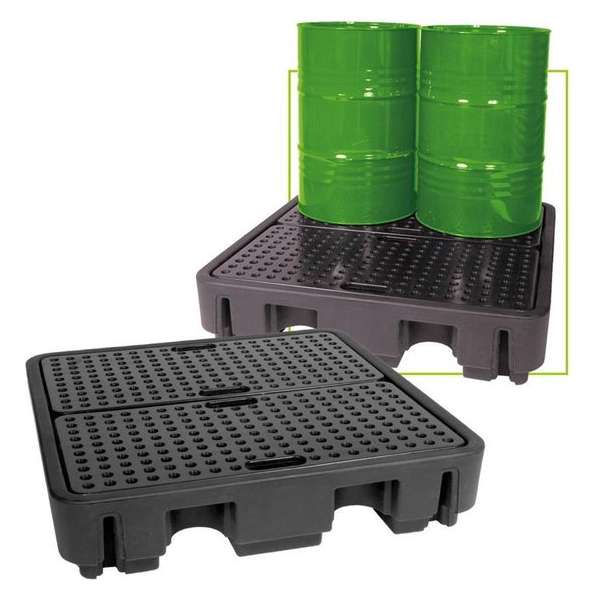 JBM Tools | Pallet met een tank - 4 verticale vatten JBM Tools | Pallet met een tank - 4 verticale vatten