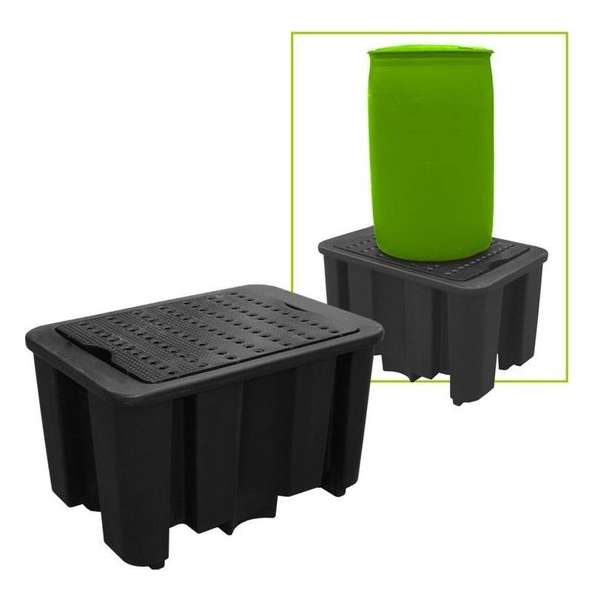 JBM Tools | Pallet met een tank - 1 verticale vat JBM Tools | Pallet met een tank - 1 verticale vat