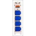 Verdeeldoos 4-voudig H07RN-F / NWPK 3x1.5mm2 (5mtr)