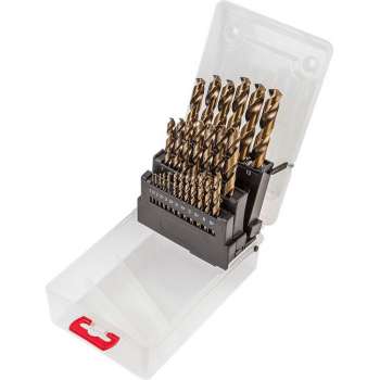 Verto Metaalborenset 1-0 T/m 13,0mm Type HSS-G Serie In Sterke Kunstof Koffer