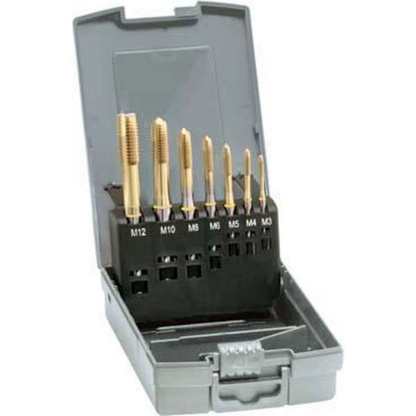 Machinetap D371/376B HSSEM3-12 set TiN Gühring Machinetap D371/376B HSSEM3-12 set TiN Gühring