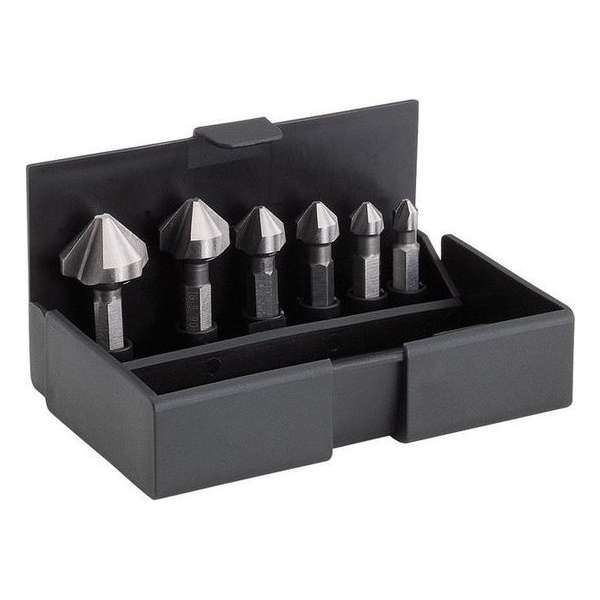 "Volkel Set HSS 1/4" verzinkfrees" "Volkel Set HSS 1/4" verzinkfrees"