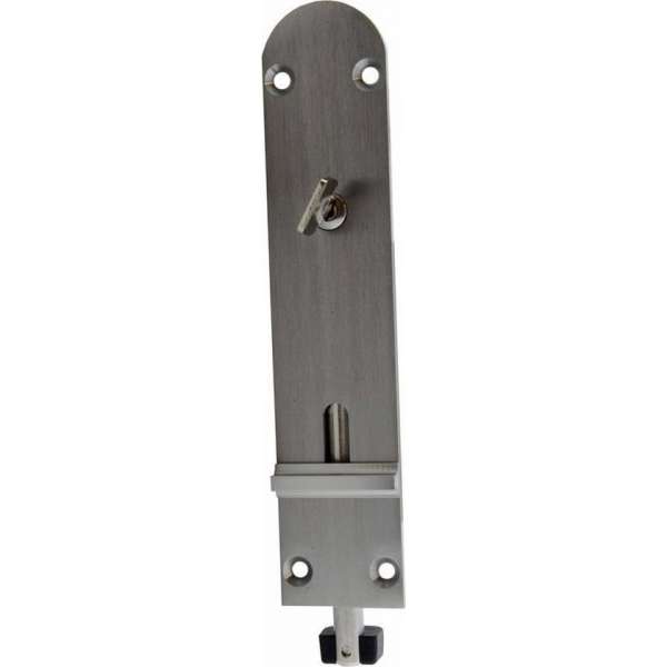 Henderson SF kantschuif binnen onder 190mm met slot satin Henderson SF kantschuif binnen onder 190mm met slot satin