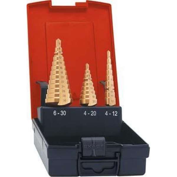 Univ.-Trapboor-setHSS TiN4-12/12-20/20-30 FORMAT