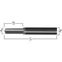 Tap-verwijder-boor VHM M12 Z3 FORMAT