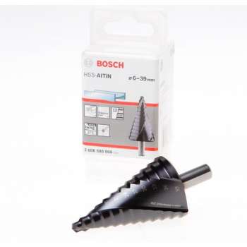 Bosch Trappenboren HSS-AlTiN - 12 trappen - 6-39 mm