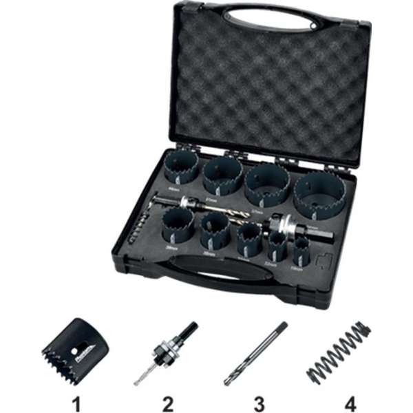 HSS-Cobalt 8% Bi-Metaal Set Gatzagen HSS-Cobalt 8% Bi-Metaal Set Gatzagen