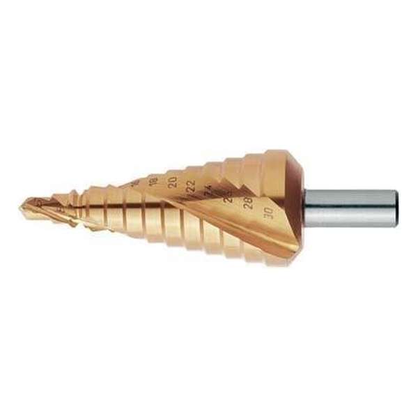Trapboren spiraalgegroefd HSS 7-40,5mm Trapboren spiraalgegroefd HSS 7-40,5mm