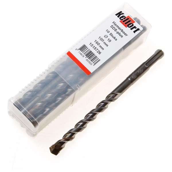Hamerboor SDS-plus tenpack diameter 10 x 160/100mm Hamerboor SDS-plus tenpack diameter 10 x 160/100mm