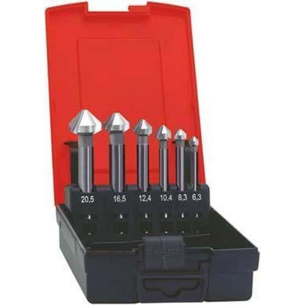 Kopverzinkboren-set WN lang 6,3-20,5mm Kopverzinkboren-set WN lang 6,3-20,5mm