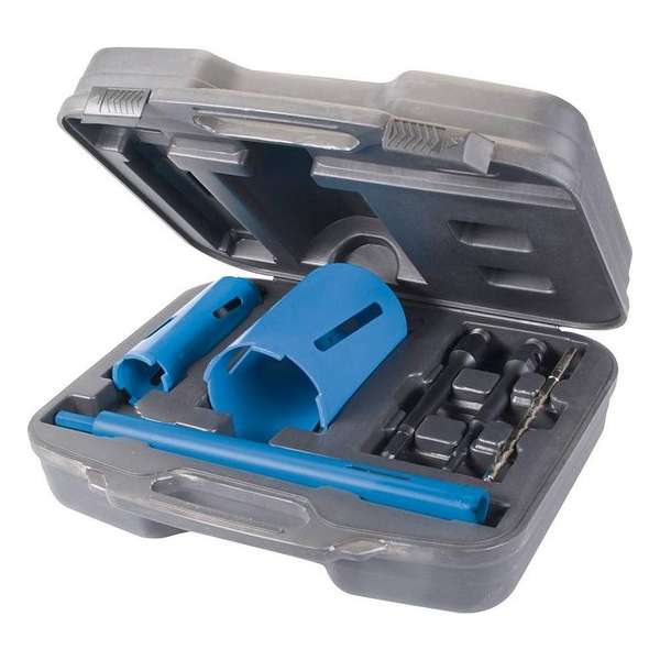 Silverline 3-delige diamant kernboorset Silverline 3-delige diamant kernboorset