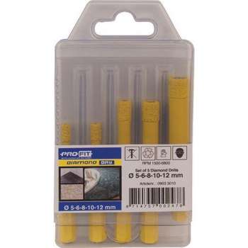 Pro Fit Diamantborenset 5 dlg