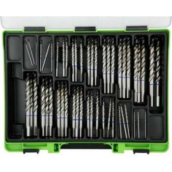 Reca Viso-Koffer spiraalboren1-10,5mm DIN338 EVO HSS-TiAIN
