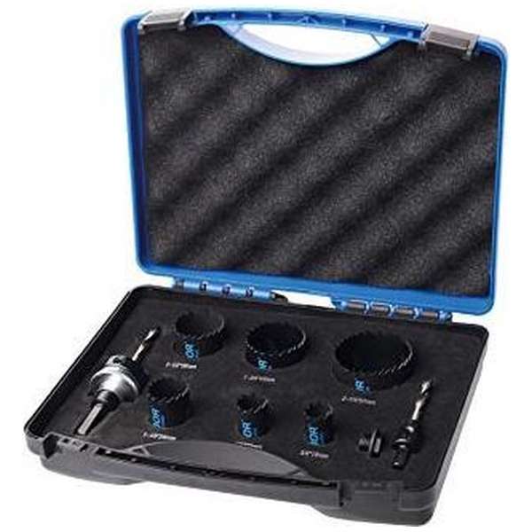 Gatzaagset Raltec electricien 22-64mm 9-delig Gatzaagset Raltec electricien 22-64mm 9-delig