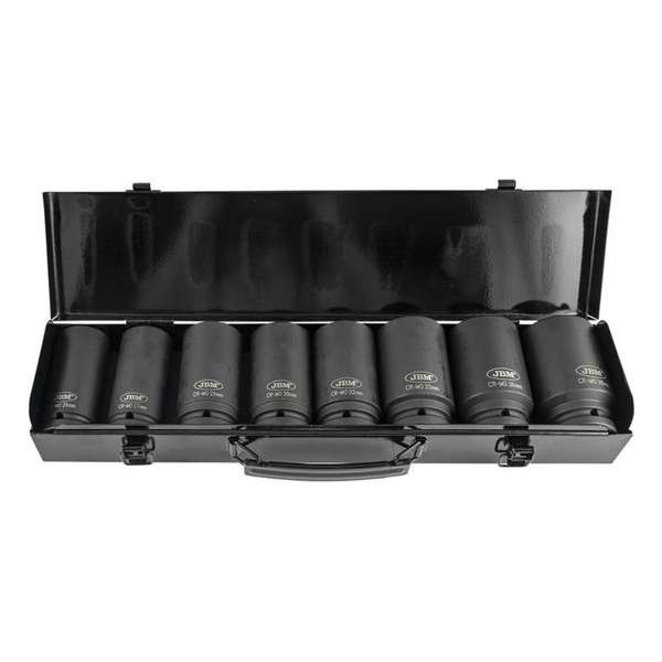 JBM Tools | Set van 8 slagkoppen 3/4" JBM Tools | Set van 8 slagkoppen 3/4"