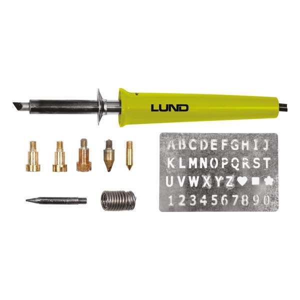 LUND Hout graveerset/ Houtbrander - 400 ° C - 30W LUND Hout graveerset/ Houtbrander - 400 ° C - 30W