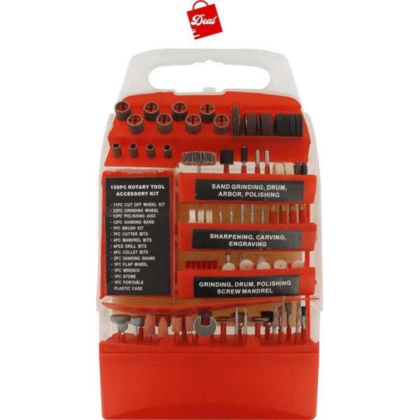 Deal Tools Multitool Accessoiresset | 150 Delig Deal Tools Multitool Accessoiresset | 150 Delig