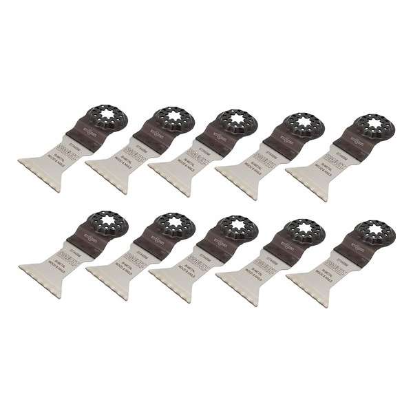 SMART Blades Starlock Multitool Zaagblad - Bi-Metaal - Hout/Spijkers/Schroeven/Non-Ferro - 44x46mm - 10 stuks SMART Blades Starlock Multitool Zaagblad - Bi-Metaal - Hout/Spijkers/Schroeven/Non-Ferro - 44x46mm - 10 stuks
