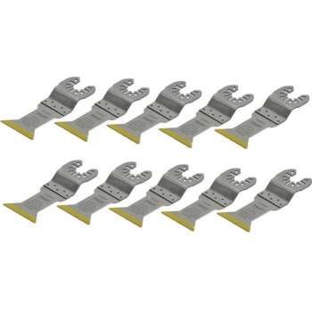 SMART Blades Multitool Zaagblad - 44x55mm - Bi Metaal Titanium Gecoat - Hout/Non-ferro Metaal/Kunststof - 10 stuks