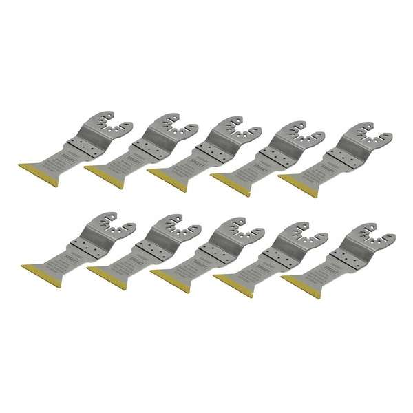 SMART Blades Multitool Zaagblad - 44x55mm - Bi Metaal Titanium Gecoat - Hout/Non-ferro Metaal/Kunststof - 10 stuks