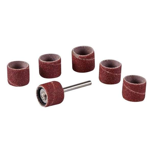 Silverline Schuurkoker Set 12,7 mm. - 1/2" - 80 Korrel - 7 Delig Silverline Schuurkoker Set 12,7 mm. - 1/2" - 80 Korrel - 7 Delig