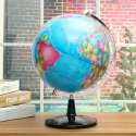 Wereldbol Roterende kaart Aardatlas Geografie Diameter 32 cm Stabiele basis