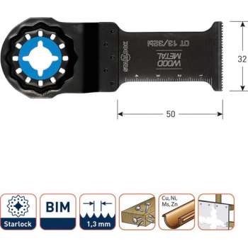 Rotec Multitool zaagblad Metaal Starlock OT13/32bi