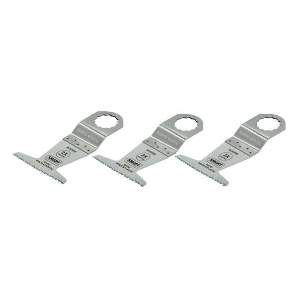 SMART Blades RapidWood Supercut & Vecturo Multitool Zaagblad - Hout/Plastic - 32x51mm - 3 stuks SMART Blades RapidWood Supercut & Vecturo Multitool Zaagblad - Hout/Plastic - 32x51mm - 3 stuks