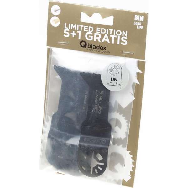 Qblades UN11 Bi/metaal zaagblad 45x60 mm 5 stuks Qblades UN11 Bi/metaal zaagblad 45x60 mm 5 stuks