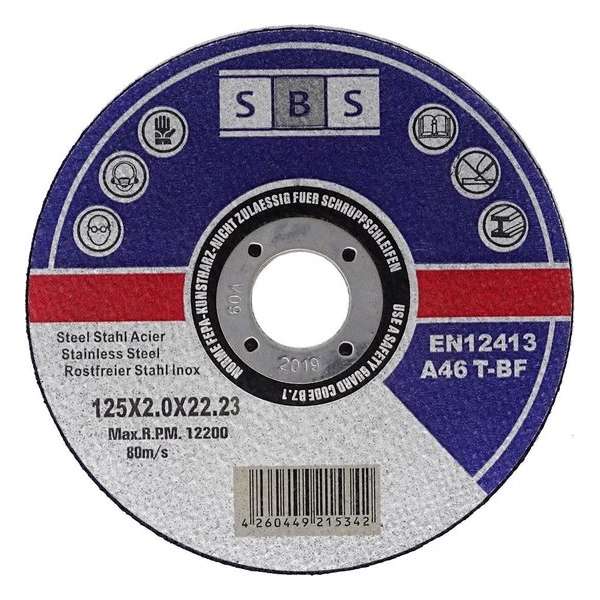 Slijpschijven - 50 stuks - 125mm x 1mm Slijpschijven - 50 stuks - 125mm x 1mm