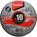 Makita D-18770-10 Doorslijpschijf - 125 x 22,23 x 1,2mm - RVS - inox (10st)