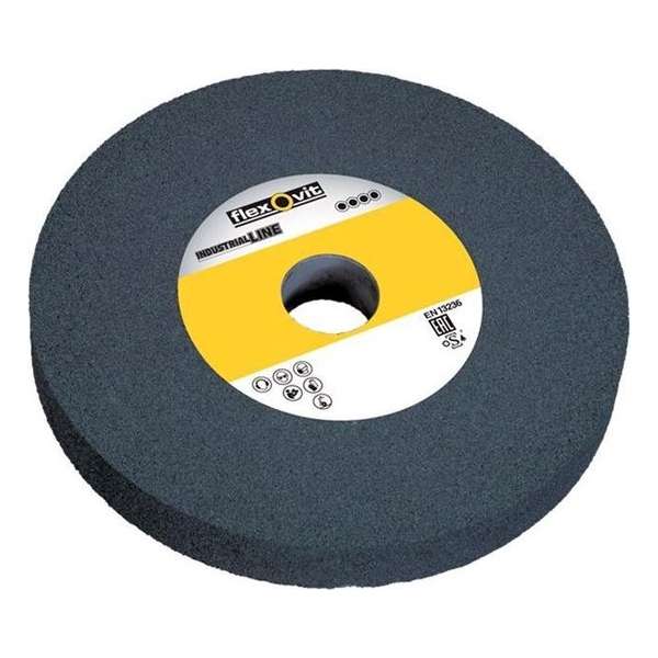 Flexovit Slijpsteen vlak voor hardmetaal siliciumcarbide sk groen K80 150 x 20mm Flexovit Slijpsteen vlak voor hardmetaal siliciumcarbide sk groen K80 150 x 20mm