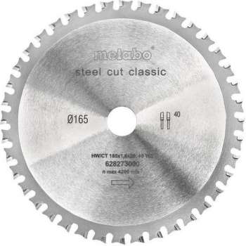 Metabo 628273000 Cirkelzaagblad - 165 x 20 x 40T - Metaal