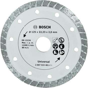 Bosch Diamantschijf - Turbo -125 mm